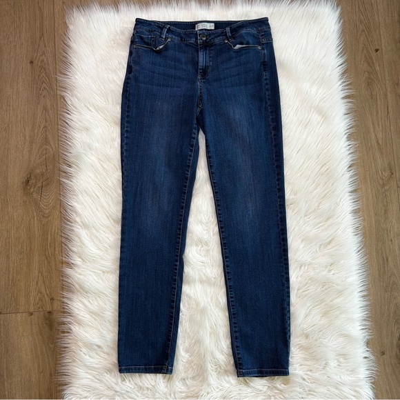 J.‎ Jill Weekender Straight Leg Indigo Skinny Jeans Size 8 - Picture 5 of 6